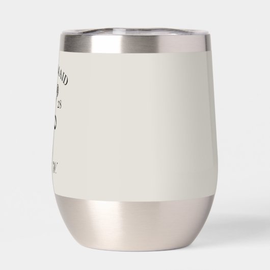 Aangepaste bruids partij Tumbler, bruidsmeisje voo (Achterkant)