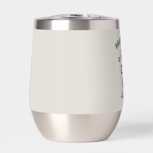 Aangepaste bruids partij Tumbler, bruidsmeisje voo (Voorkant)