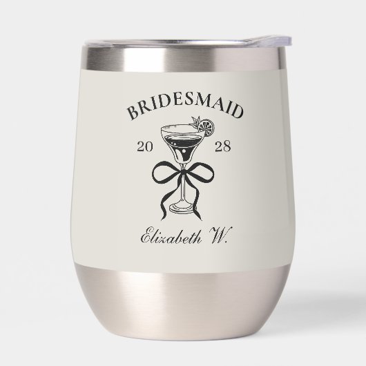 Aangepaste bruids partij Tumbler, bruidsmeisje voo (Links)