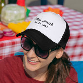 Aangepaste bruidsbruiloft trucker pet