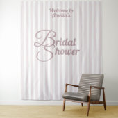 Aangepaste Bruidsdouche Banner - Elegante Decorati Wandkleed (In situ)