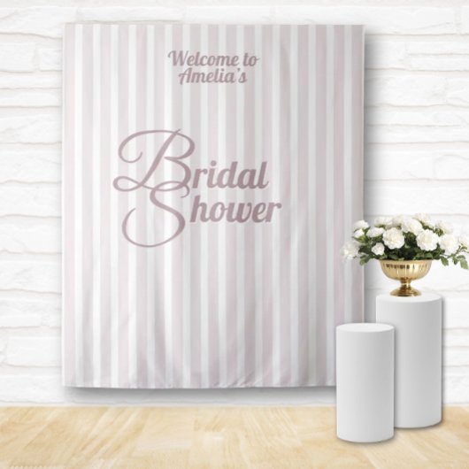 Aangepaste Bruidsdouche Banner - Elegante Decorati Wandkleed