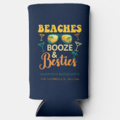 Aangepaste Bruidsfeest Stranden Drankjes Beste Vri Seltzer Blikjeskoeler (Voorkant)