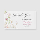 Aangepaste bruidsfeestjurk Bedankt (Voorkant)