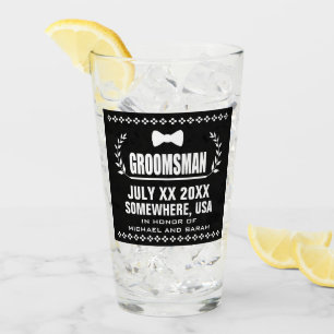 Aangepaste bruidsjonker glas
