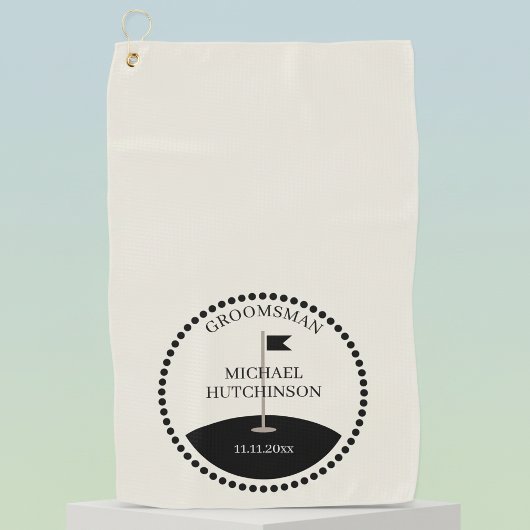 Aangepaste Bruidsjonker Golfhanddoek
