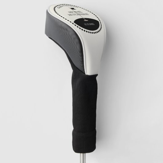 Aangepaste Bruidsjonker Golfheadcover (Schuin)