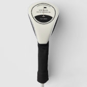 Aangepaste Bruidsjonker Golfheadcover (Voorkant)
