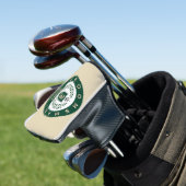 Aangepaste bruidsjonker naam laurierkrans bruiloft golfheadcover (Insitu)
