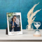 Aangepaste bruidsmeisje bruiloftsgeschenken groen fotoplaat (Zijkant)