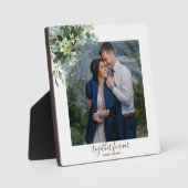 Aangepaste bruidsmeisje bruiloftsgeschenken groen fotoplaat (Voorkant)