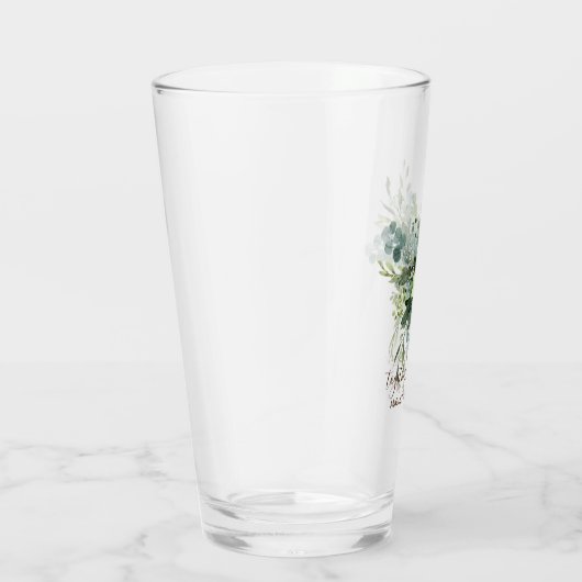 Aangepaste bruidsmeisje bruiloftsgeschenken groen glas (Rechts)