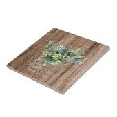 Aangepaste bruidsmeisje bruiloftsgeschenken groen tegeltje (Zijkant)