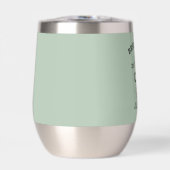 Aangepaste bruidsmeisje, getuige, de Bach-tumbler (Voorkant)