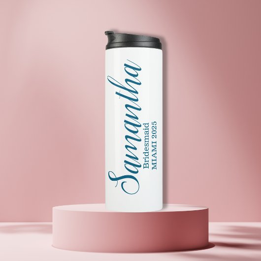 Aangepaste bruidsmeisjesnaam  thermosbeker