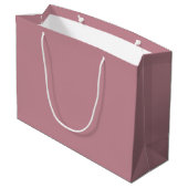 Aangepaste Bruidsstam Stof Roze Bruiloft Groot Cadeauzakje (Achterkant Gekanteld)