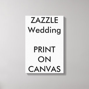 Aangepaste bruiloft 11 x 16,5" Canvas Print Muur K