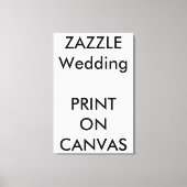 Aangepaste bruiloft 24 "x36" Canvas Fotoprint kuns (Voorkant)