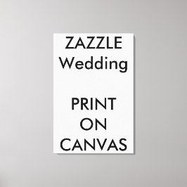 Aangepaste bruiloft 24 "x36" Canvas Fotoprint kuns