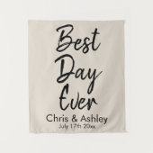 Aangepaste bruiloft achtergrond voor ceremonie Bes Wandkleed (Voorkant)