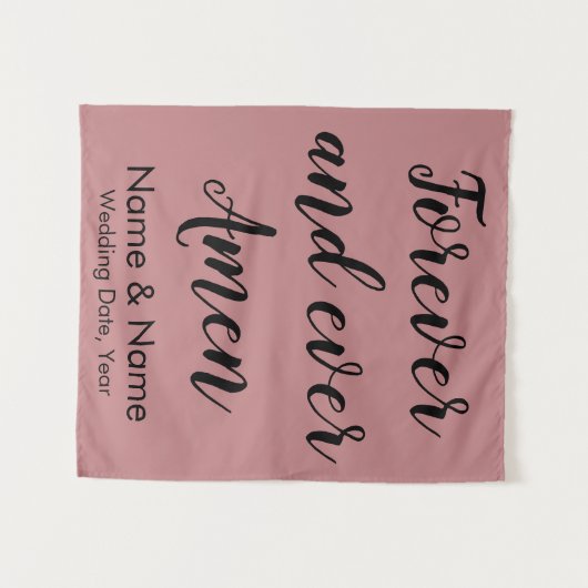 Aangepaste bruiloft-achtergrond voor ceremonie ooi wandkleed (Voorkant (horizontaal))