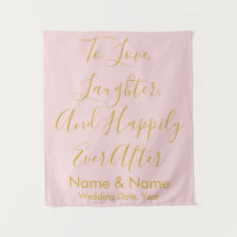 Aangepaste bruiloft achtergrond voor Opvang Blush 