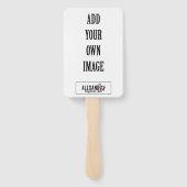 Aangepaste bruiloft, Afstuderen, begrafenis of pro Handwaaier (Achterkant)