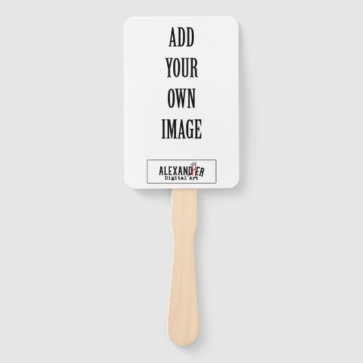 Aangepaste bruiloft, Afstuderen, begrafenis of pro Handwaaier (Voorkant)