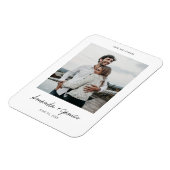 Aangepaste bruiloft Bedankt Foto Magneet (Linkerzijde)