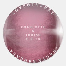 Aangepaste bruiloft Bedankt krans bordeaux wit gla