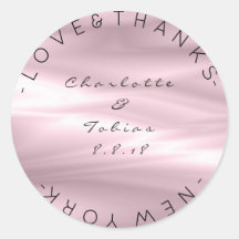 Aangepaste bruiloft Bedankt Lila Paarse lavendel O