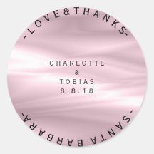 Aangepaste bruiloft Bedankt Lila Paarse lavendel O