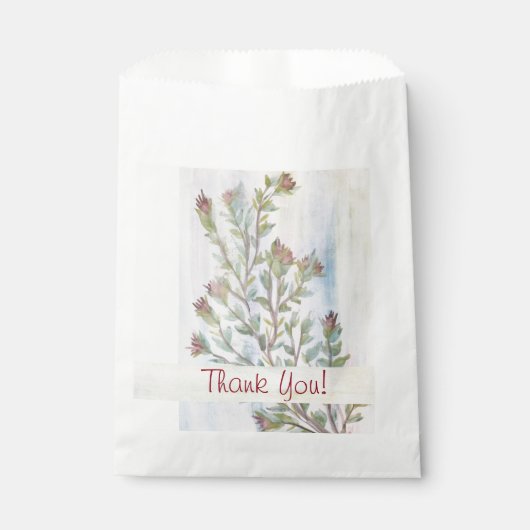 Aangepaste bruiloft bedankzakje (Voorkant)