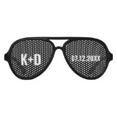 Aangepaste bruiloft benodigdheden bruid stam bruid aviator zonnebril (Voorkant)