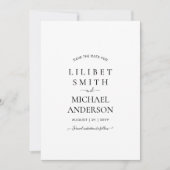 AANGEPASTE BRUILOFT BEWAAR DE DATUM SJABLOON - AFB (Voorkant)