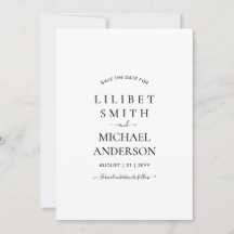 AANGEPASTE BRUILOFT BEWAAR DE DATUM SJABLOON - AFB