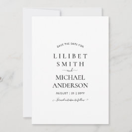 AANGEPASTE BRUILOFT BEWAAR DE DATUM SJABLOON - AFB