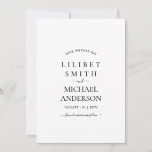 AANGEPASTE BRUILOFT BEWAAR DE DATUM SJABLOON - AFB