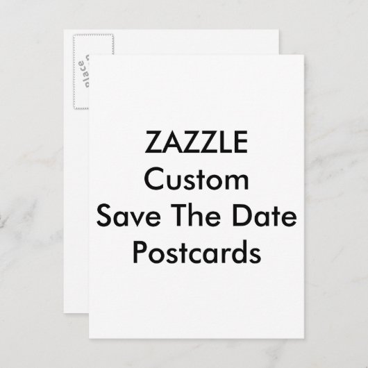 Aangepaste bruiloft Bewaar de datum uitnodiging Br (Voorkant / Achterkant)