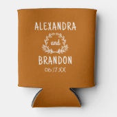 Aangepaste bruiloft blikjeskoeler (Voorkant)