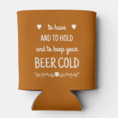 Aangepaste bruiloft blikjeskoeler (Achterkant)