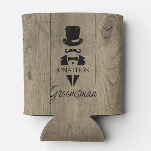 Aangepaste bruiloft blikjeskoeler (Achterkant)