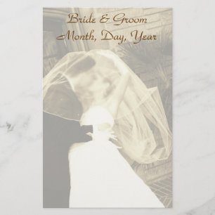 Aangepaste bruiloft briefpapier