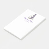 Aangepaste bruiloft Cake Date Names Post Post-it® Notes (Schuin)