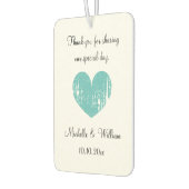 Aangepaste bruiloft dank u voor auto luchtverfriss luchtverfrisser (Links)