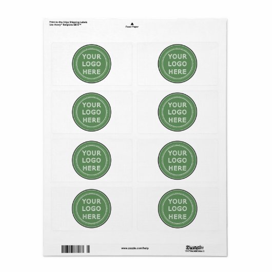 Aangepaste bruiloft, Elegant, Jubileum geschenken Etiket (Full Sheet)