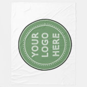 Aangepaste bruiloft, Elegant, Jubileum geschenken Fleece Deken (Voorkant)