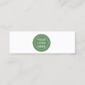 Aangepaste bruiloft, Elegant, Jubileum geschenken Mini Visitekaartje (Voorkant)