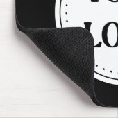 Aangepaste bruiloft, Elegant, Jubileum geschenken Muismat (Hoek)