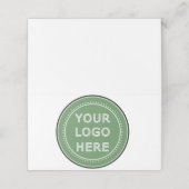 Aangepaste bruiloft, Elegant, Jubileum geschenken Plaatskaartje (Buitenkant ongevouwen)